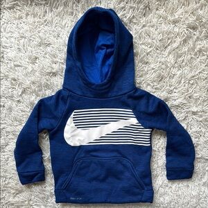 Nike Dri-Fit Toddler Blue Hoodie - size 2T